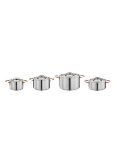 Spring Gourmet Roségold Topf-Set 4-tlg. 