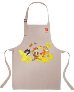 Zwilling Kinderschürze grau