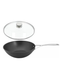 Demeyere Alu Pro 5 Wok mit Glasdeckel, Ø30cm 