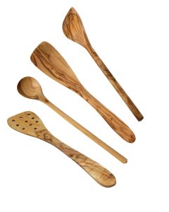Kitchen Helper Set 5 Pcs Olive Wood