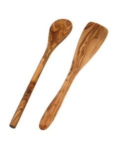 Olivenholz Set Wender & Kochlöffel, ca. 30cm