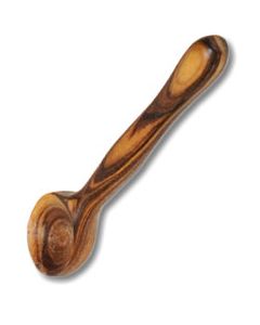 Mustard / Salt Spoon Olive Wood, 7 cm
