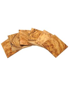 Olivenholz Untersetzer, 9x9cm