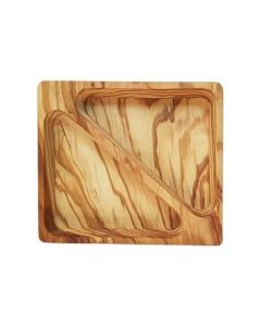 Olivenholz Treats Schale, rechteckig, ca. 15x13cm