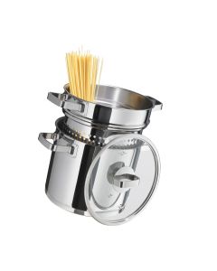 Küchenprofi SAN REMO Kochtopf mit Pastaeinsatz, 22cm