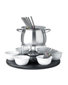 Carousel Fondue Set Black, 22 pcs