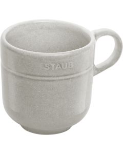 Staub Ceramic mug, white truffle