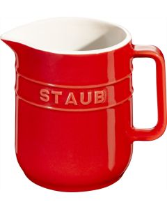 Mini Krug aus Keramik, kirschrot, 0,25L