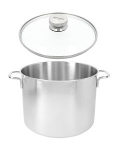 Demeyere Apollo 7 Kochtopf hoch mit Glasdeckel, Ø24cm