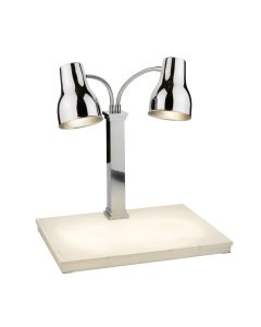 Spring Carving Station mit Wärmeplatte und zwei Lampen