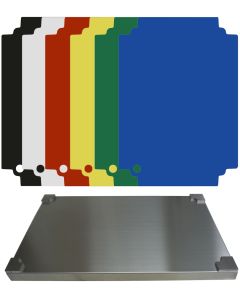 Top Board Edelstahl Schneidebrett mit Einlagen nach Wahl, GN 1/1