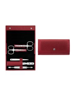 Zwilling Classic Inox Maniküre-Set Druckknopfetui 5-tlg., rot