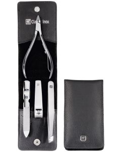 Zwilling Classic Inox Maniküre Pediküre Taschen-Etui 4-tlg., Rindleder