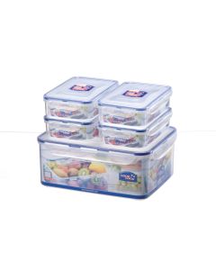 5-Piece Set Containers Rectangular (HPL836SA)