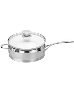 Demeyere Atlantis 7 Sauteuse niedrig mit Glasdeckel