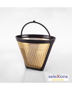 GF2S Gold Kaffee-Dauerfilter (Filter Nr. 2) mit Titanhartschicht