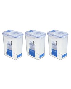 3x Container with Flip-Top Lid 1.8 l (HPL813F/3)