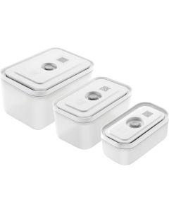 Zwilling Fresh & Save Vakuum Boxset, S/M/L, 3-tlg, Borosilikatglas, Grau