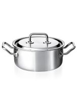 Brigade Premium Bratentopf niedrig mit Deckel 