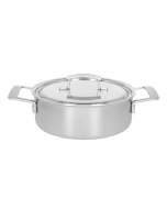 Demeyere Industry 5 Bratentopf niedrig geschlossener Rand, Ø24cm