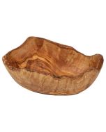 Snack Bowl Oval Olive Wood Natural