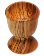 Eierbecher mit Fuß Olivenholz