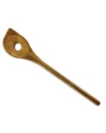 Kochlöffel spitz mit Loch Olivenholz, gleiche Form