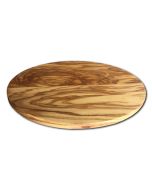 Schneidbrett und magnetischer Untersetzer aus Olivenholz, oval