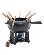 Saas Fee Fondue-Garnitur Gusseisen 