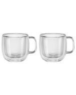 Sorrento Plus Cappuccinoglas mit Henkel 2er Set