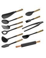 Staub Küchenhelfer-Set Silikon/Holz, 12-tlg.