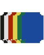 Top Board Schneideinlagen Set, 6-farbig, randlos, 53x32,5cm GN1/1