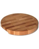 Schneidbrett, Hackbrett, Butcherblock rund, Buche geölt, Ø35cm