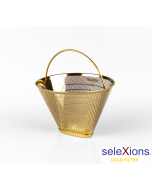 GF4MB Gold Kaffee-Dauerfilter (Filter Nr. 4) aus Ganzmetall 