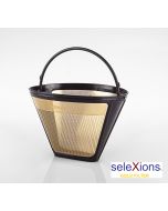 GF4S Gold Kaffee-Dauerfilter (Filter Nr. 4) mit Titanhartschicht